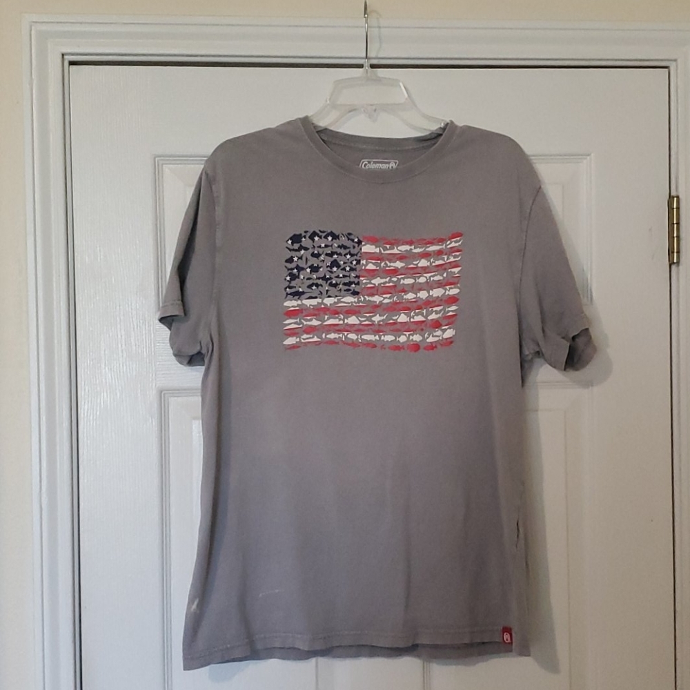 Coleman Fish Flag T-shirt - Mens M